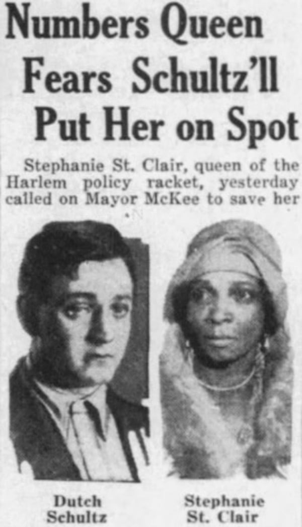 Bumpy Johnson and Stephanie St. Clair